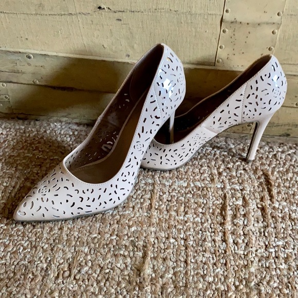 REPORT NUDE LEATH LASER CUT POINT HIGH HEELS 8.5 W - Picture 12 of 12